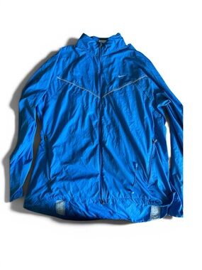 Nike Women’s Bright Blue Full-Zip Windbreaker Jacket XL